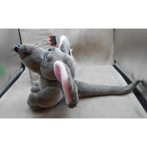 1984 Snuggables Cheesy the Mouse Plush w/Tags Heartline Vintage Rare - Picture 6 of 7